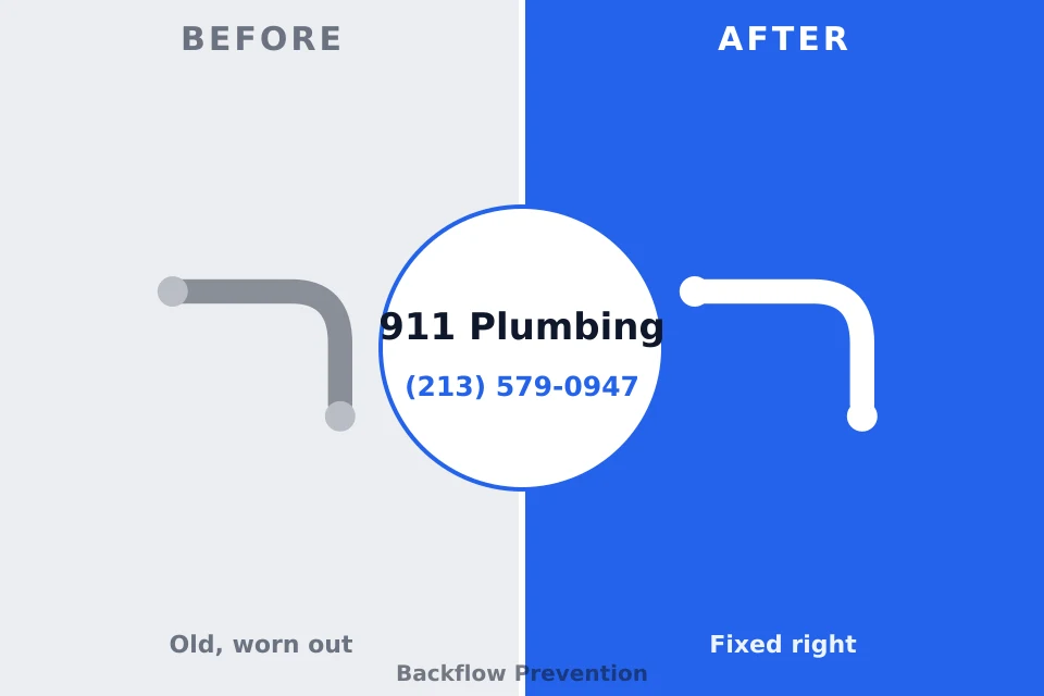 Before and after: plumbing repair Strawberry Point, IA